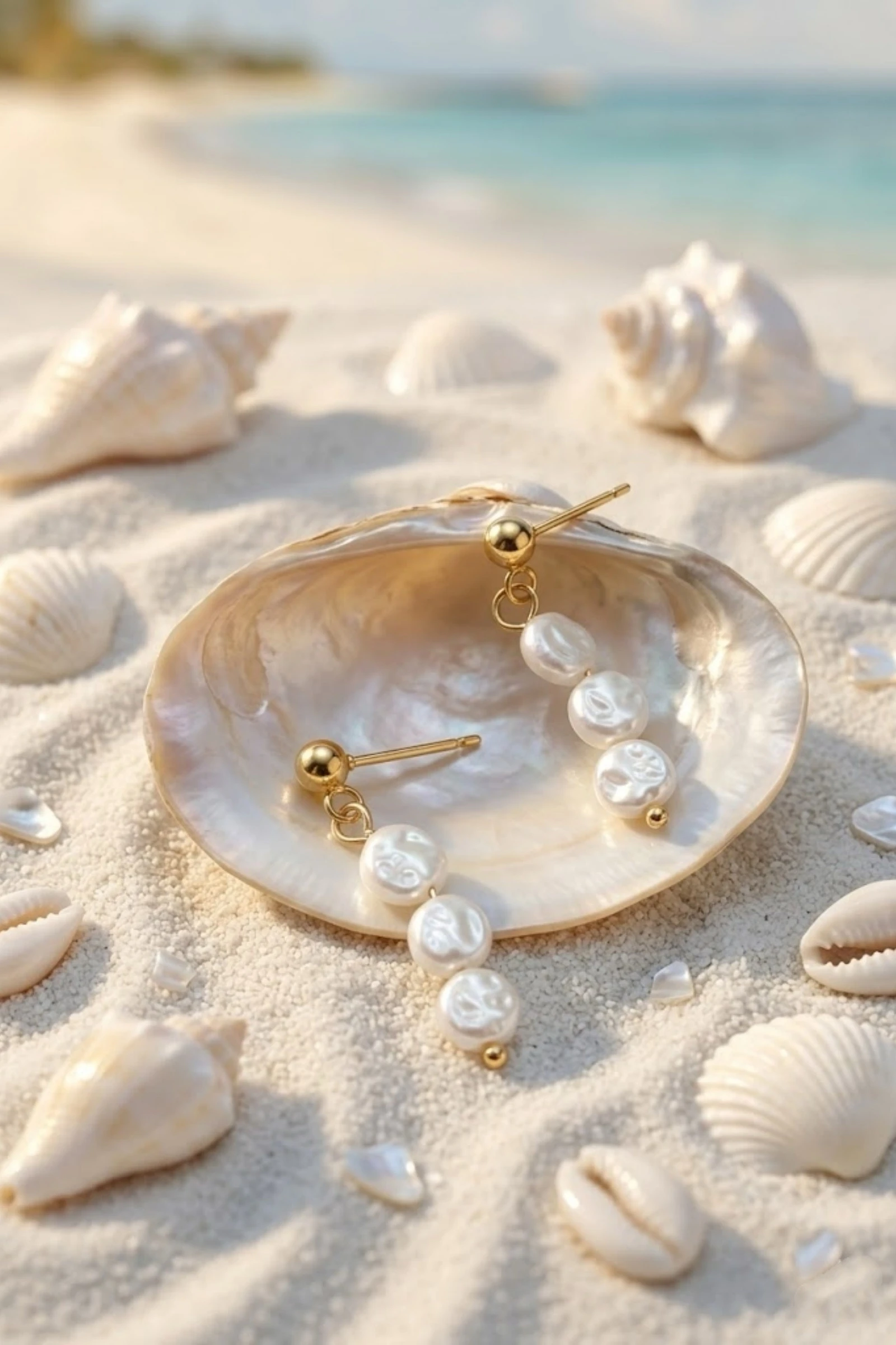 Boucles d’Oreilles Perles Nacrées – Élégance Intemporelle